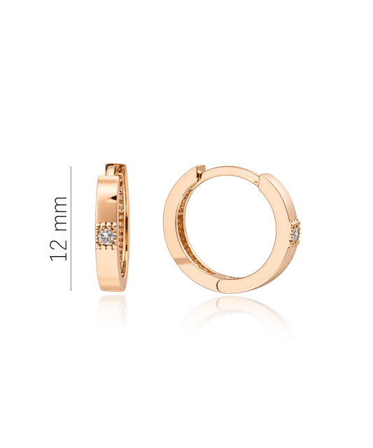 Kuldkõrvarõngad teemanditega