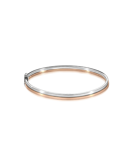 Жёсткий золотой браслет