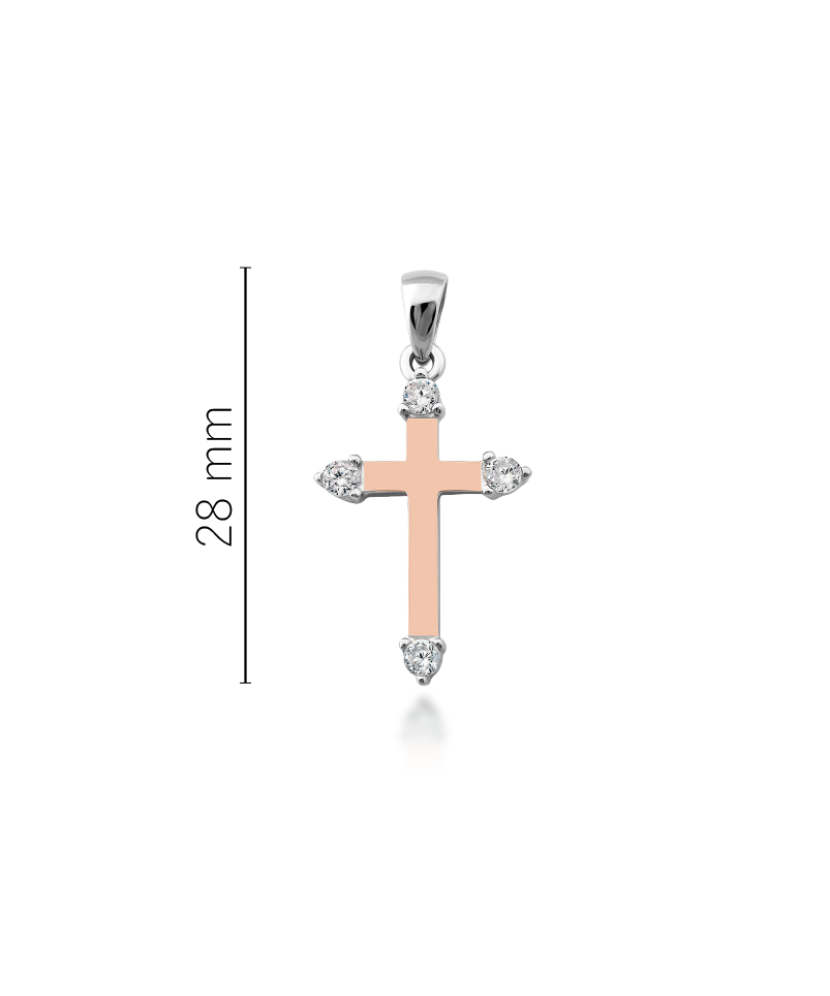 Kullatud hõberipats tsirkoonidega