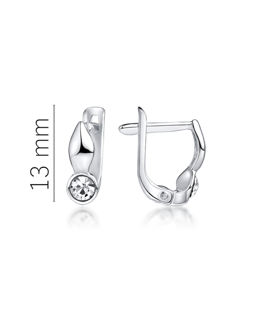 Laste Hõbekõrvarõngad tsirkoonidega