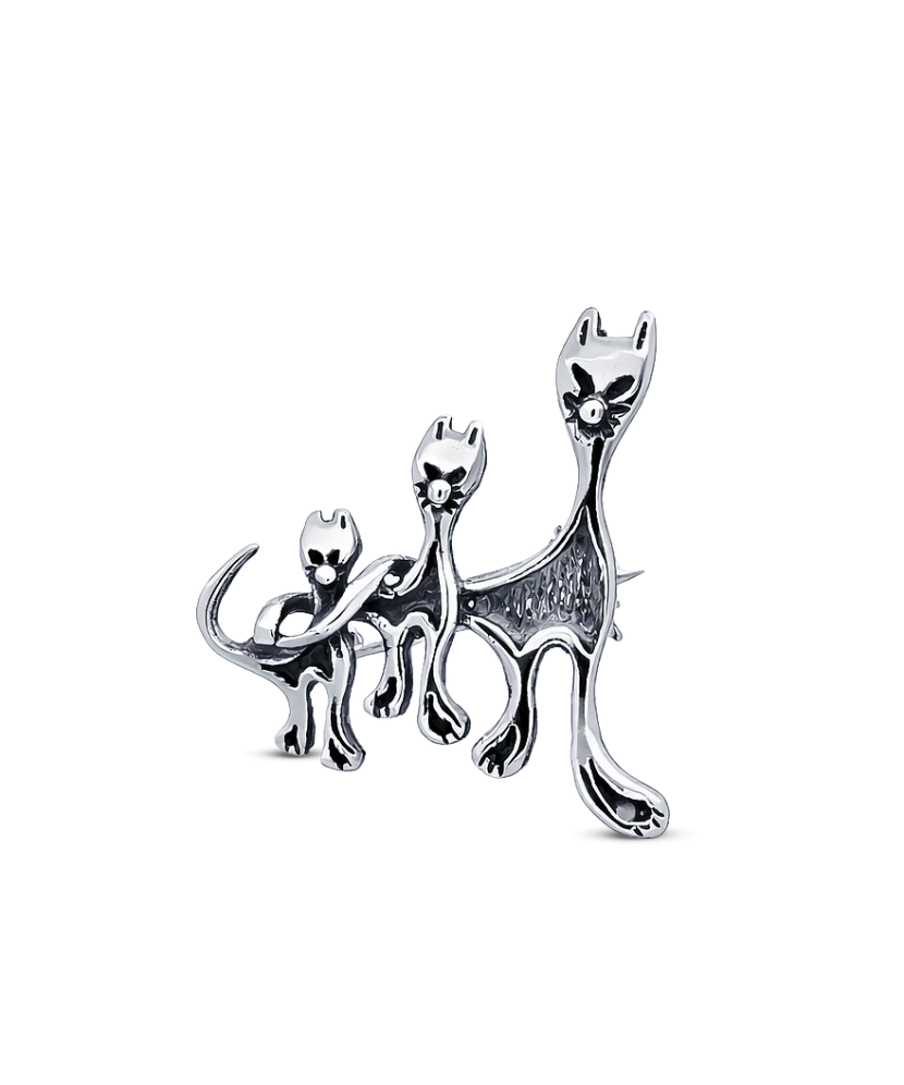 Hõbepross "kassid" Goldinga 03022