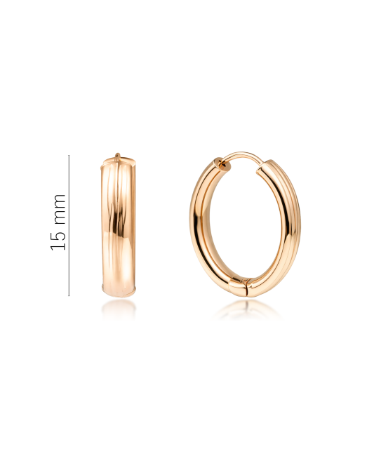 Золотые серьги с гравировкой