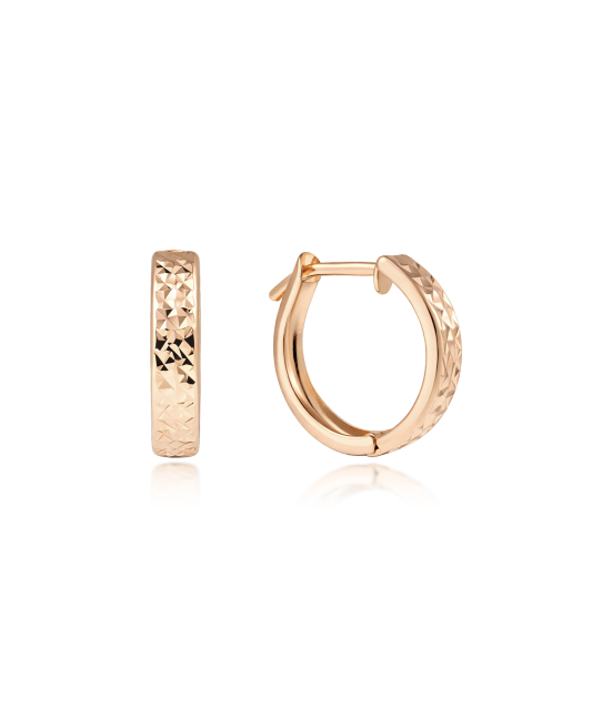 Graveeritud kuldkõrvarõngad