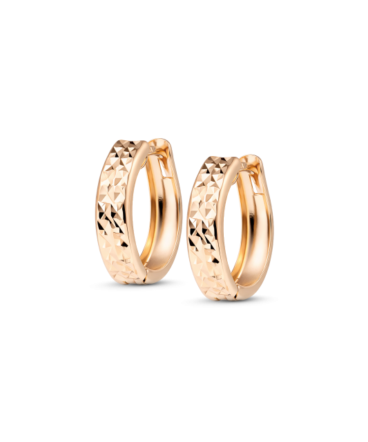 Graveeritud kuldkõrvarõngad