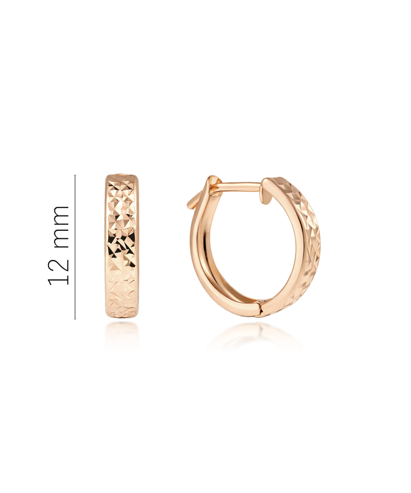 Graveeritud kuldkõrvarõngad