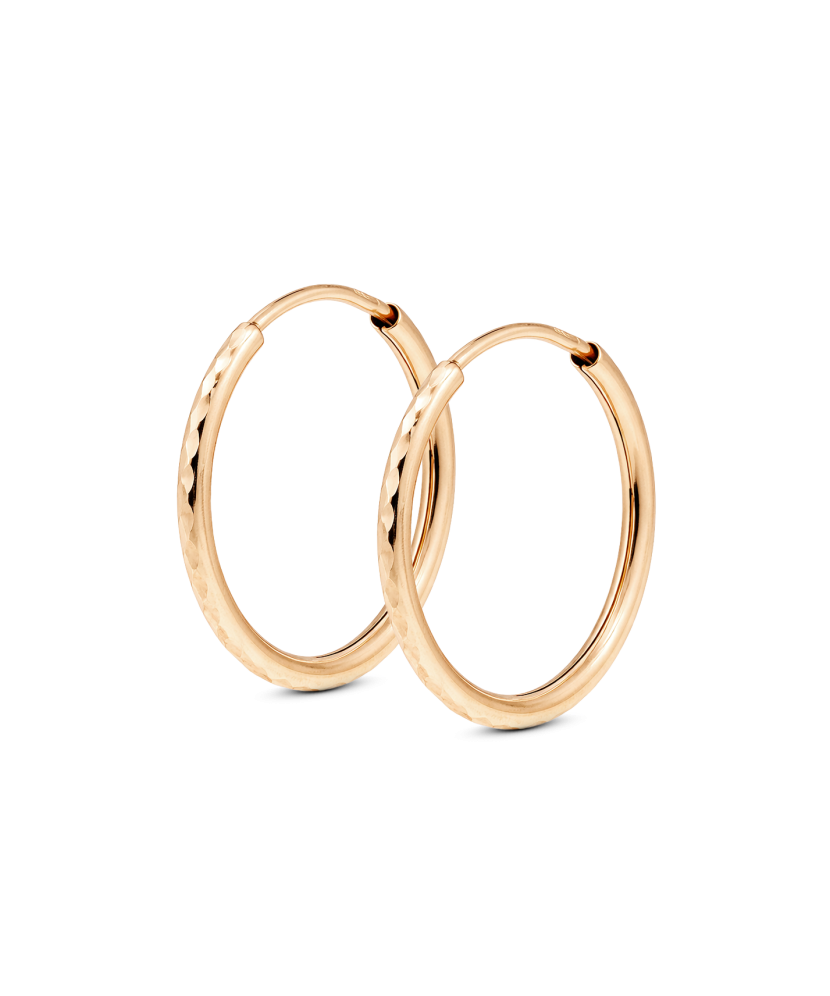 Graveeritud kuldkõrvarõngad