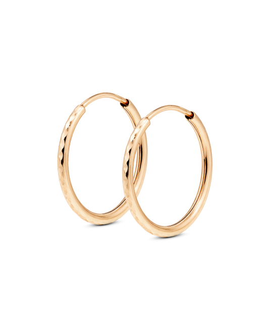 Graveeritud kuldkõrvarõngad