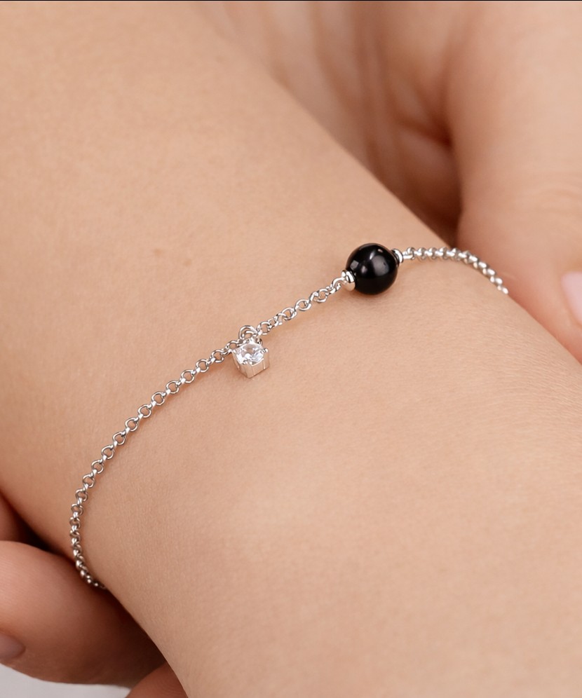 Sidabrinė Käevõru pärli ja tsirkooniga