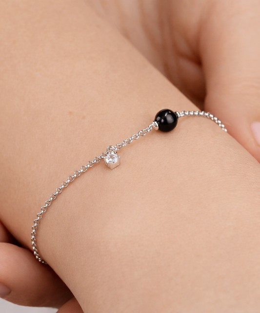 Sidabrinė Käevõru pärli ja tsirkooniga