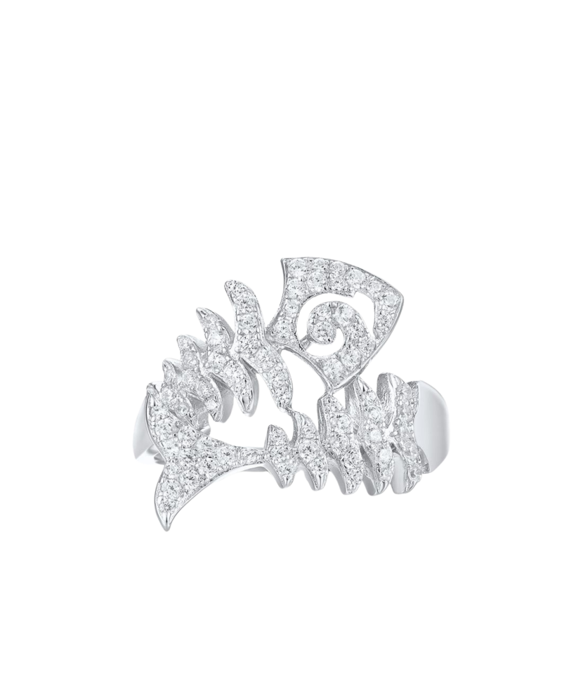 Hõbesõrmus tsirkoonidega