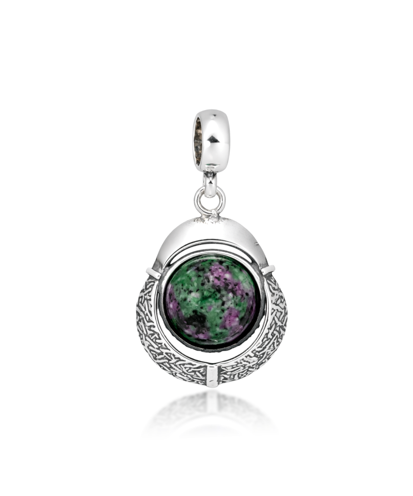 Hõbedane ripats jaspisega