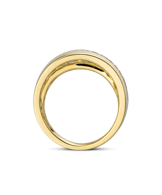 Kullatud Hõbesõrmus tsirkoonidega