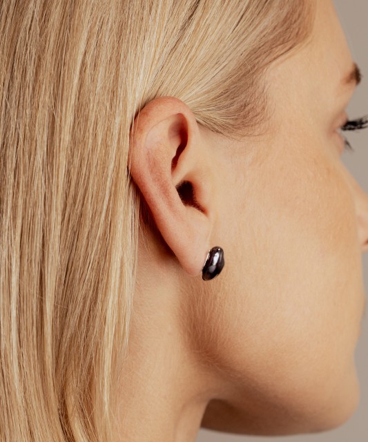 Hõbekõrvarõngad pärlitega