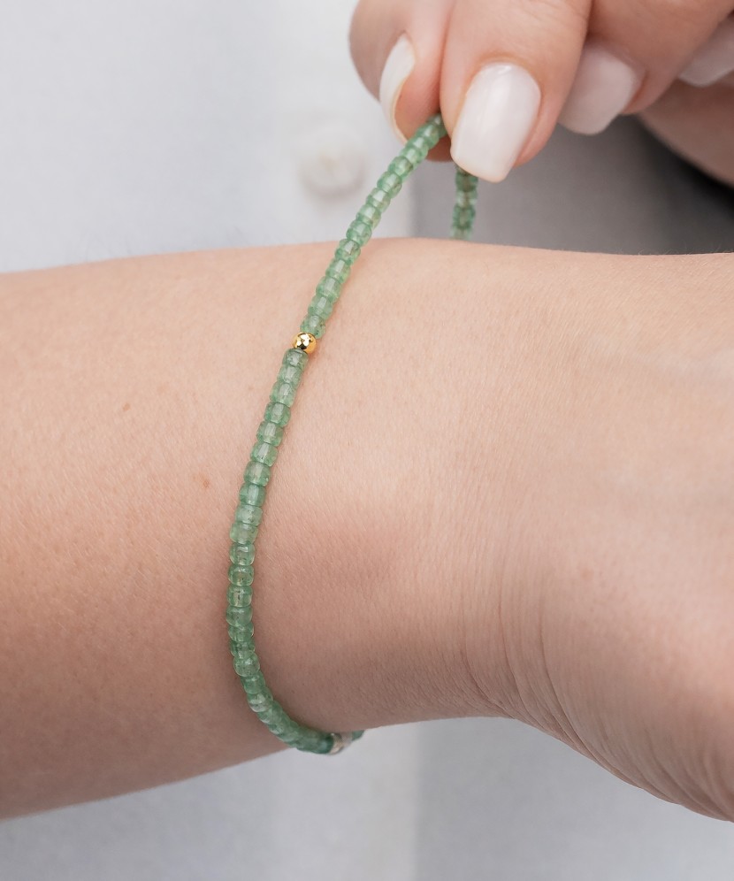 Käevõru ahhaadi ja kullatud hõbedaga