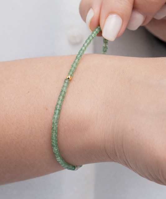 Käevõru ahhaadi ja kullatud hõbedaga