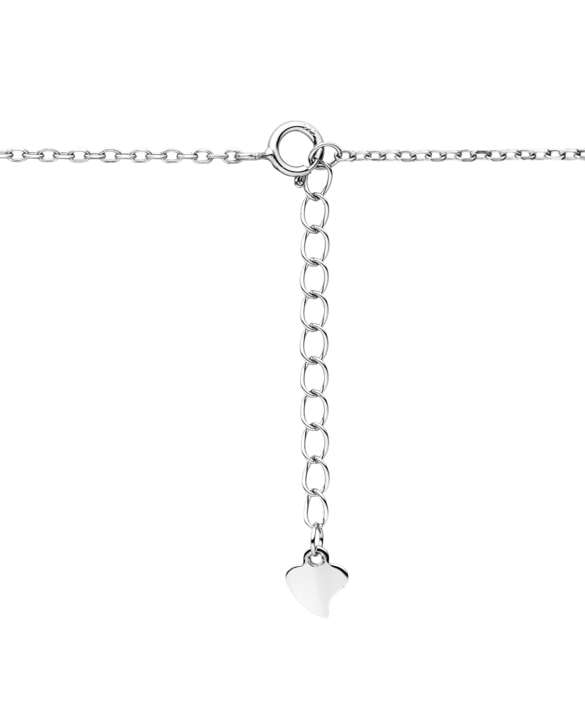 Hõbedast kett tsirkoonripatsiga