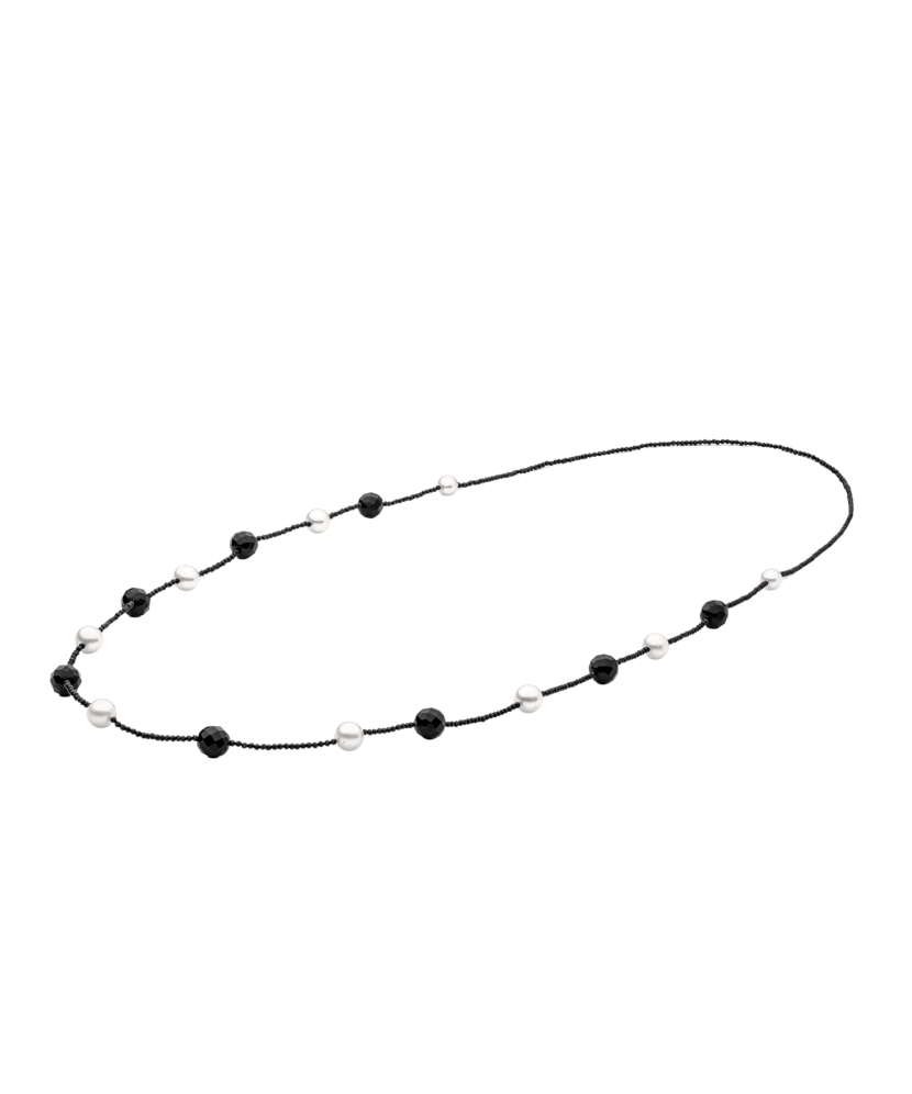 Kaelakee oonüksite ja pärlitega