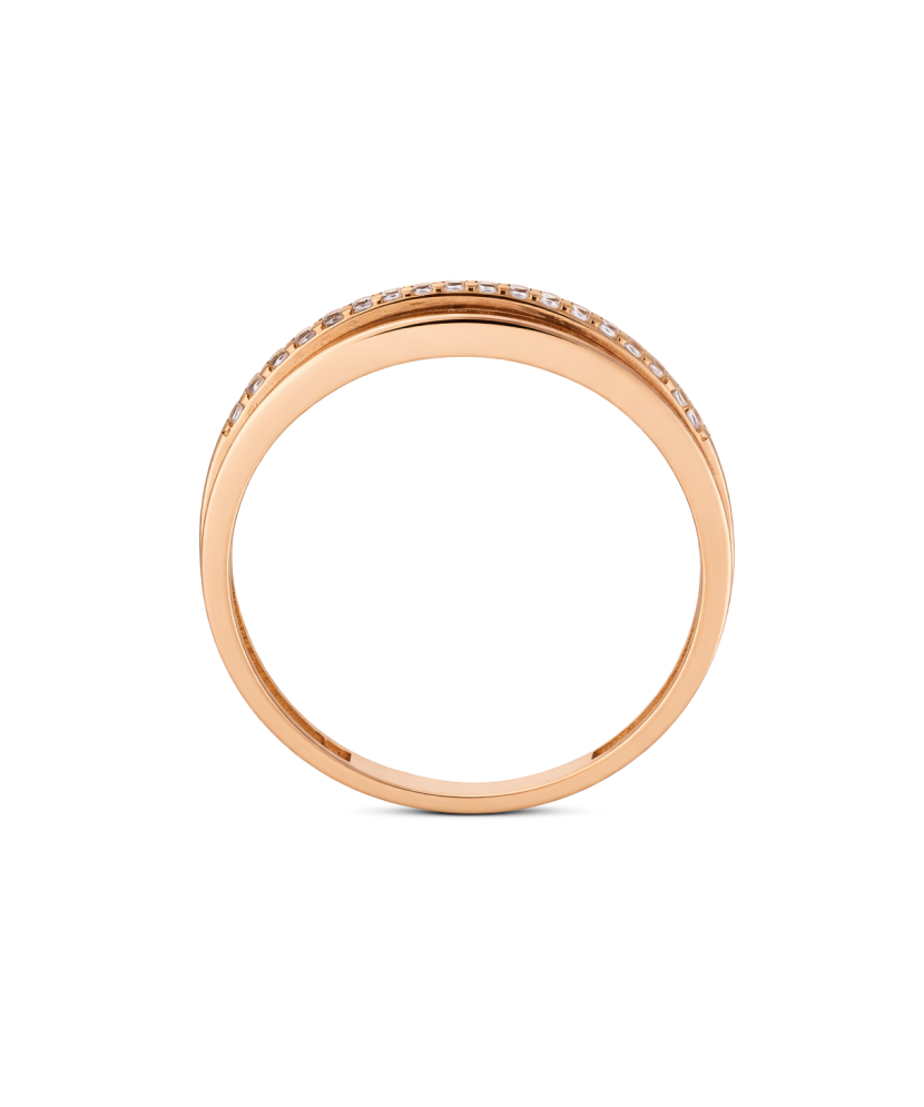 Kuldsõrmus tsirkoonidega