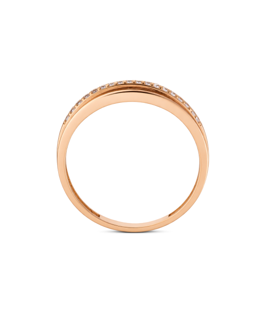 Золотое кольцо с цирконами