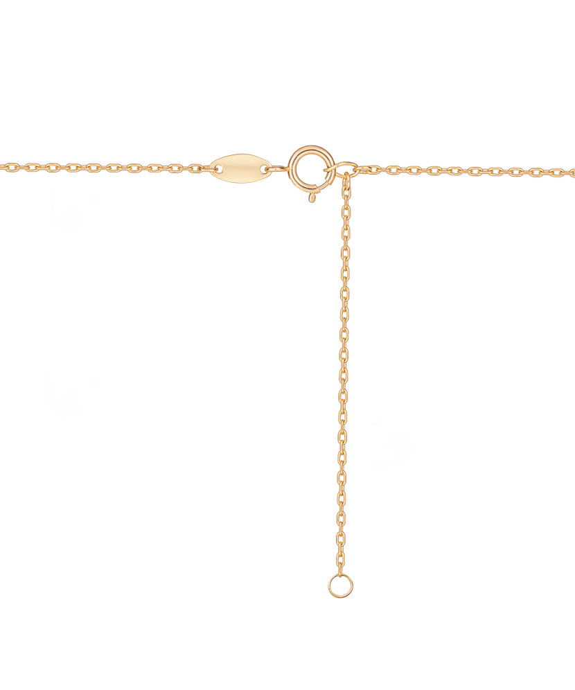 Золотая цепочка с подвеской "Крестик"