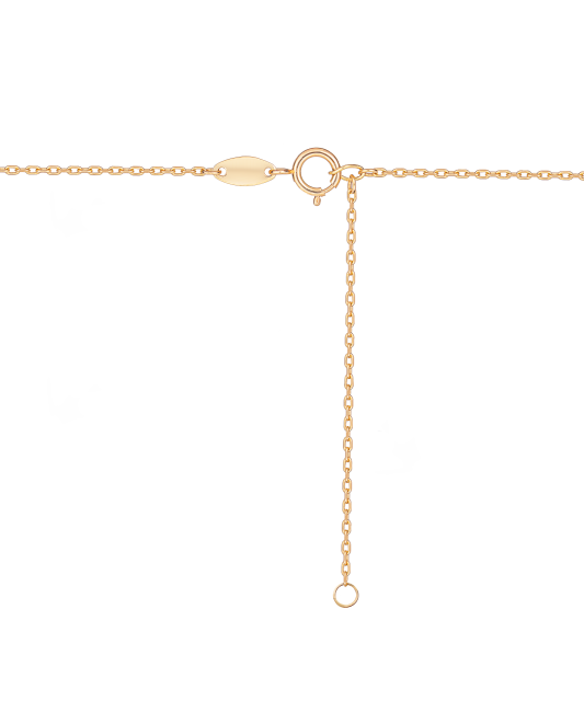 Золотая цепочка с подвеской "Крестик"