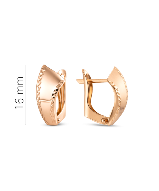 Золотые серьги