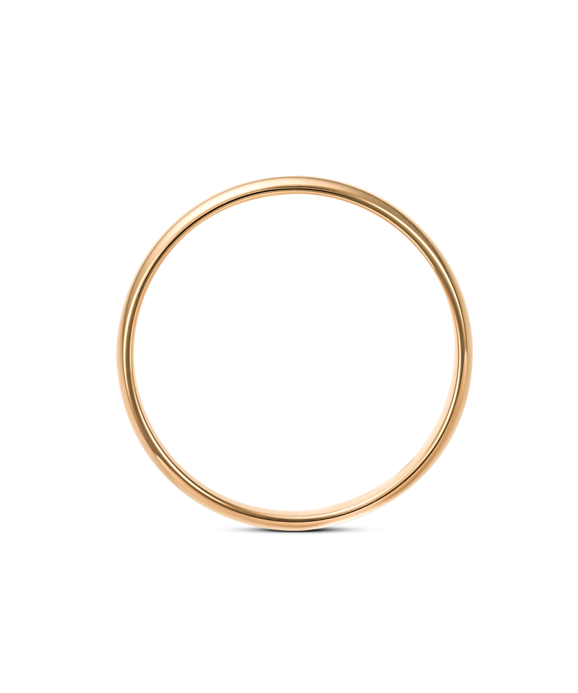 Kuldne abielusõrmus teemantidega 5mm, mugavus