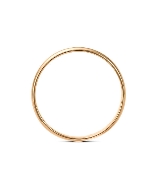 Kuldne abielusõrmus teemantidega 5mm, mugavus