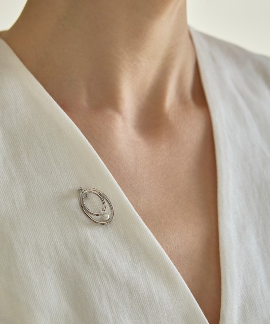 Hõbeprosspärli ja tsirkooniga