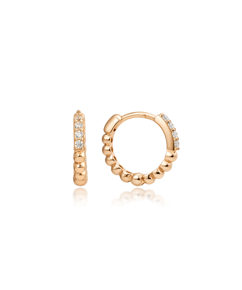 Kuldkõrvarõngad tsirkoonidega