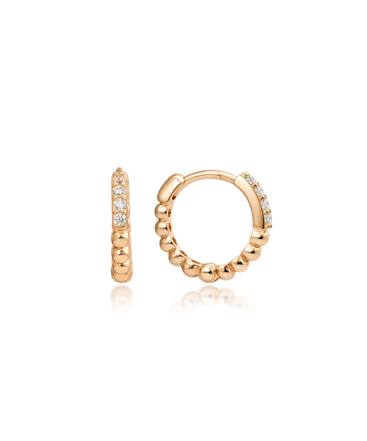 Kuldkõrvarõngad tsirkoonidega