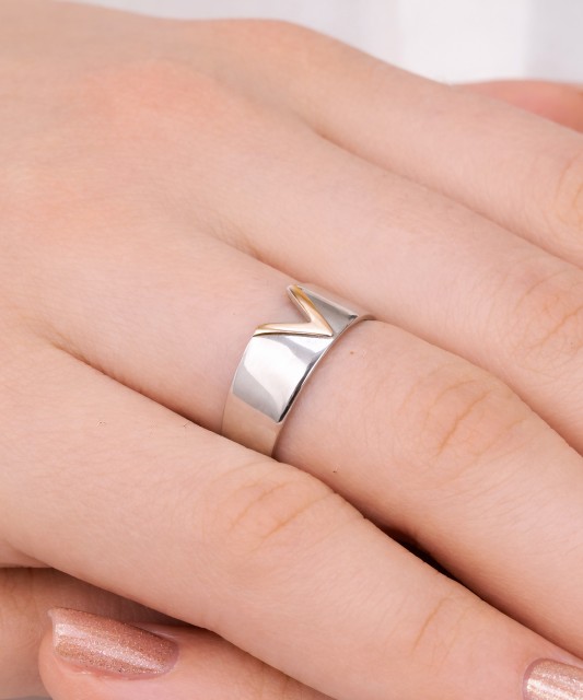 Kullatud hõbesõrmus