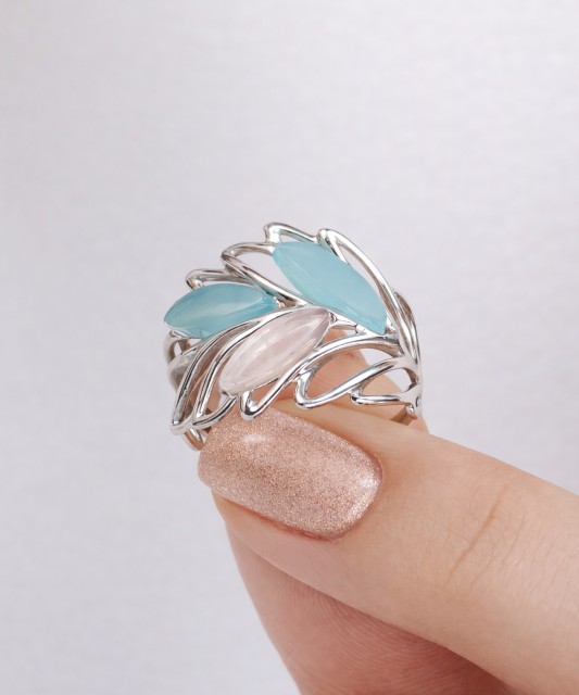 Серебряное кольцо с аметистом