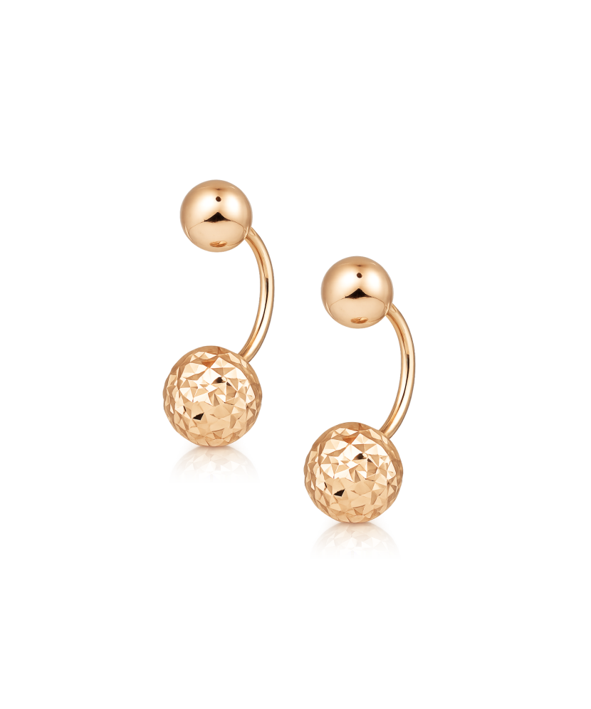 Graveeritud kuldkõrvarõngad