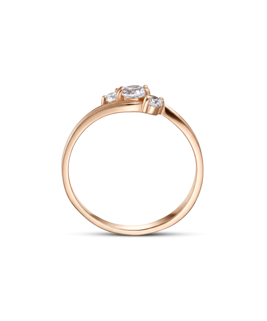 Kuldsõrmus tsirkoonidega