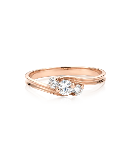 Kuldsõrmus tsirkoonidega