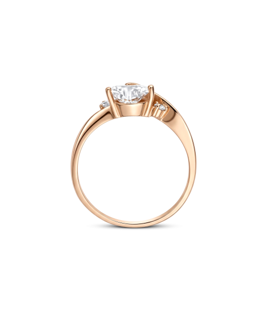 Kuldsõrmus tsirkoonidega