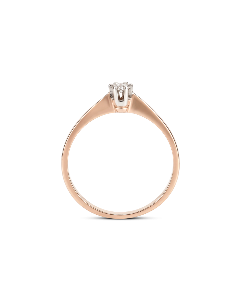 Kuldsõrmus tsirkoonidega