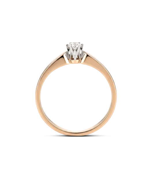 Золотое кольцо с цирконами