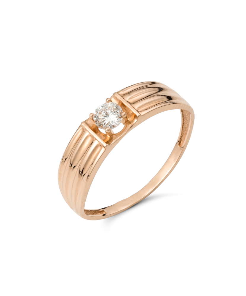 Kuldsõrmus tsirkoonidega