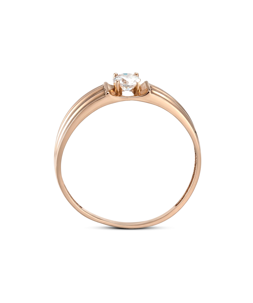 Kuldsõrmus tsirkoonidega