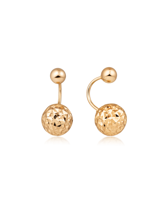 Graveeritud kuldkõrvarõngad