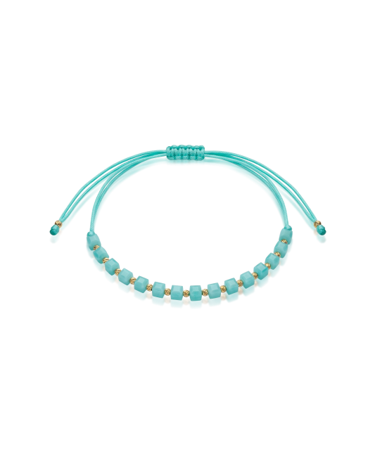 Lõngast käevõru kulla ja oonüksitega