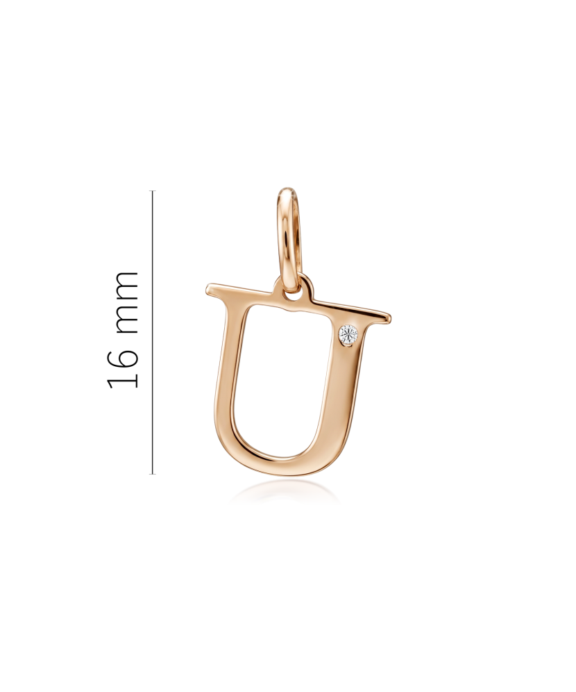 Kuldripats teemandiga täht U