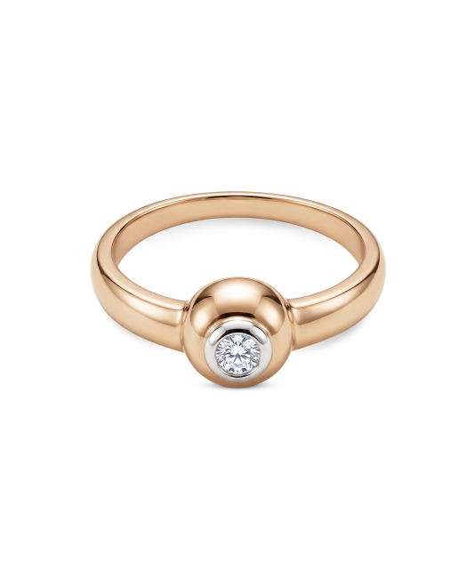 Kuldsõrmus briljandiga Goldinga 02483