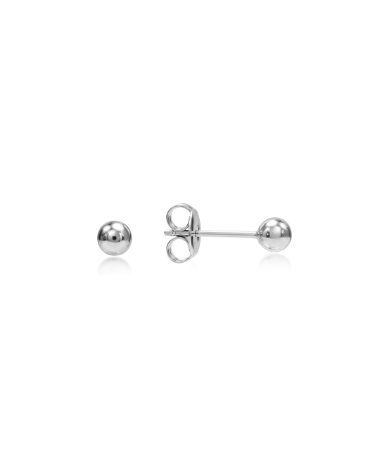 Hõbekõrvarõngad "mullid" 4mm