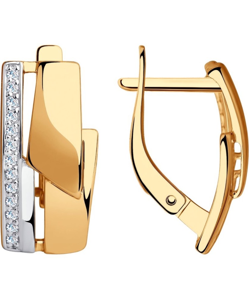 Kuldkõrvarõngad tsirkoonidega - Kuldkõrvarõngad - Goldinga