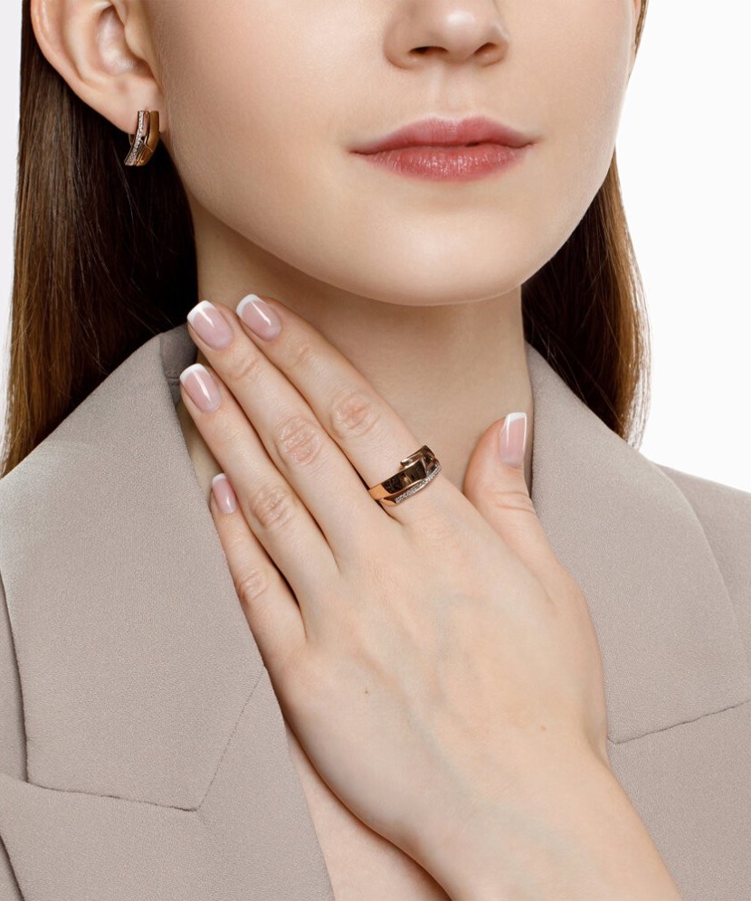 Kuldkõrvarõngad tsirkoonidega - Kuldkõrvarõngad - Goldinga