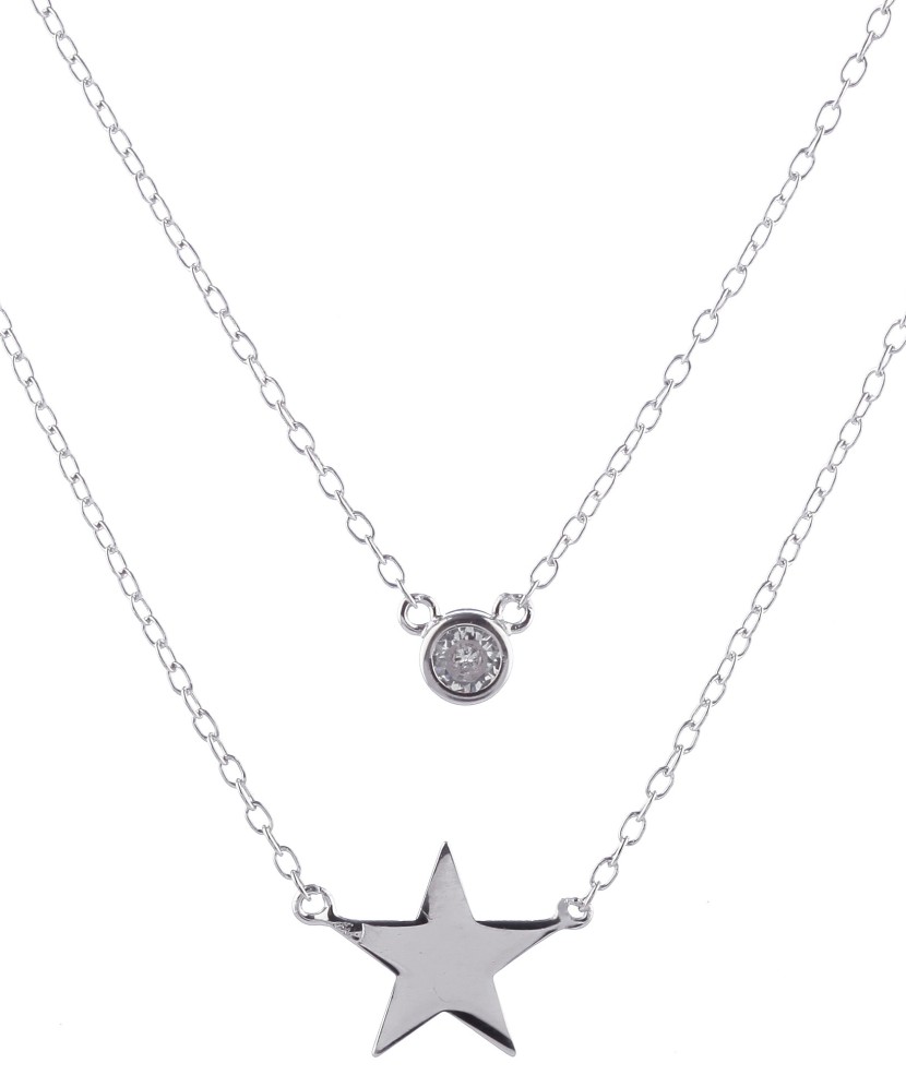 Kahekordne hõbekett ripatsitega - Ripatsidega hõbeketid - Goldinga