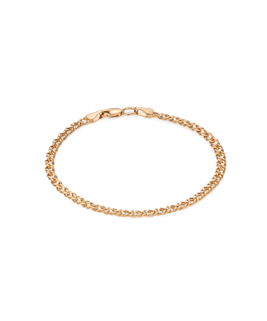 Золотой браслет "Rombo" 3mm